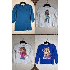 Girls Size 10 Long Sleeve Tops Bundle | Carter’s Sweater + 3 Blouses